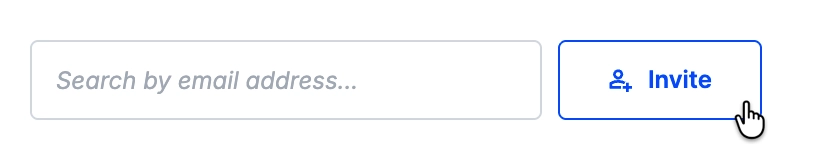 Invite button